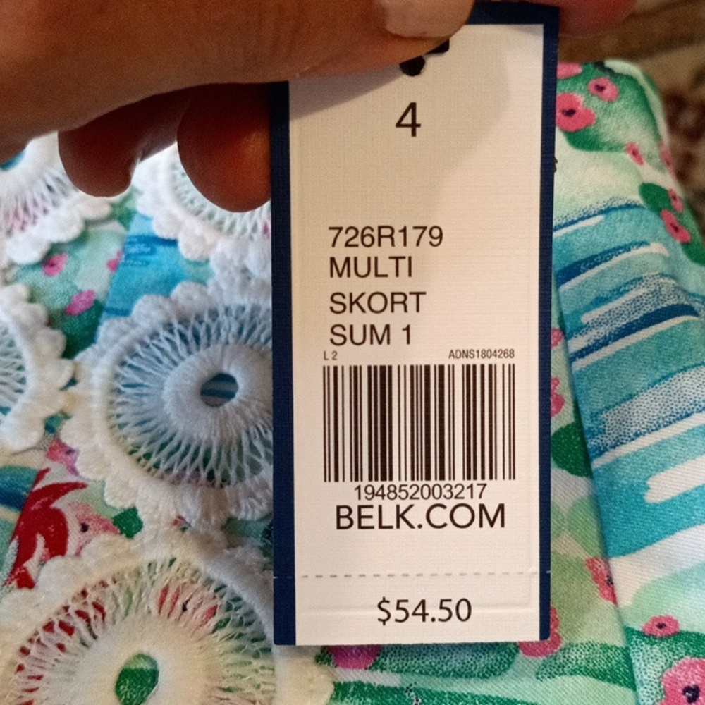 Crown&Ivy multi skort Sum 1 size 4 BNWT. - Picture 3 of 5